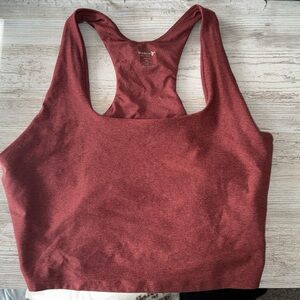 Old Navy Burnt Orange Racerback Sports Bra